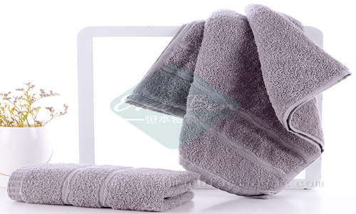 China Bulk Custom grey towels Washcloth Supplier